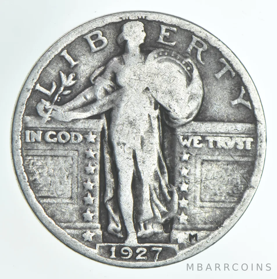 1927 (P) Standing Liberty Quarter AC Average Circ (1 coin)