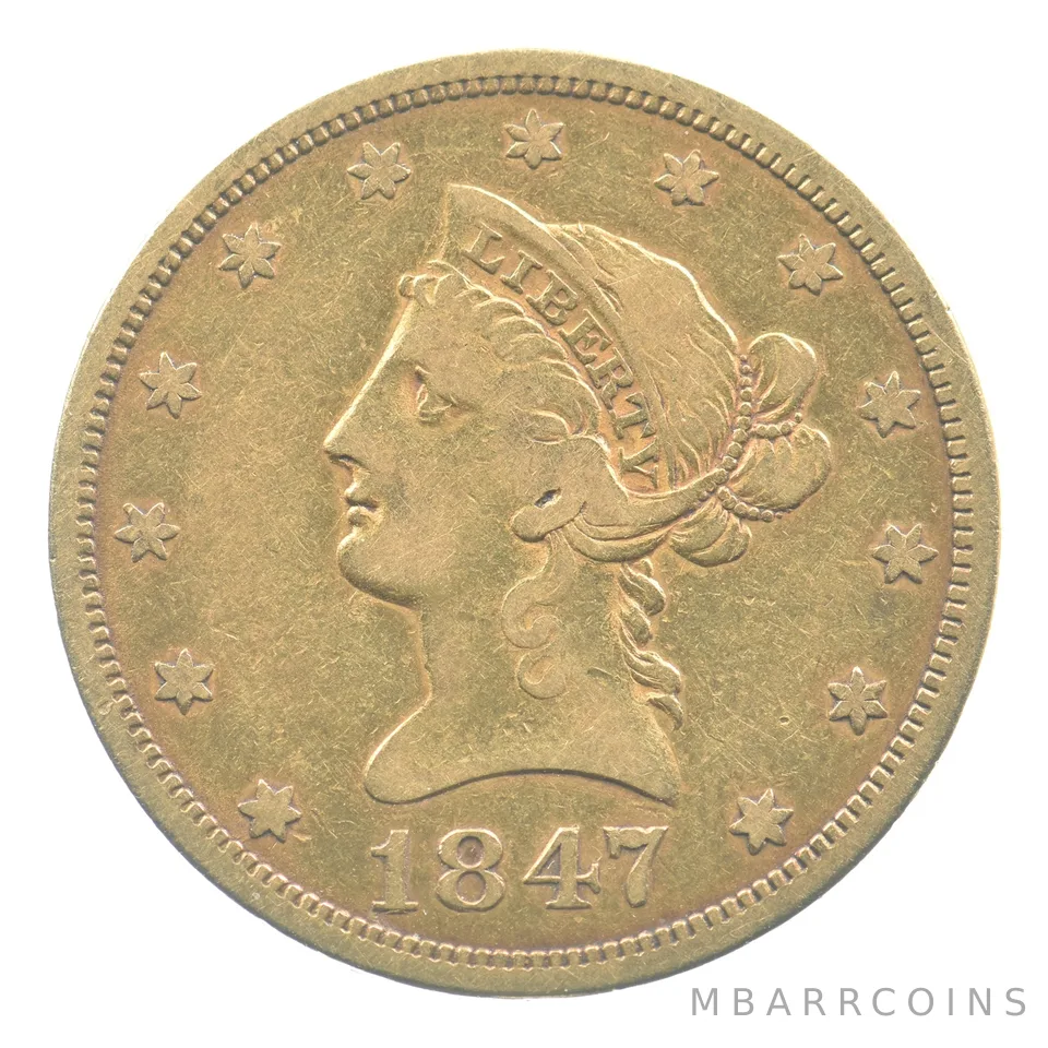 1847-O $10 Liberty Head Gold Eagle *0271