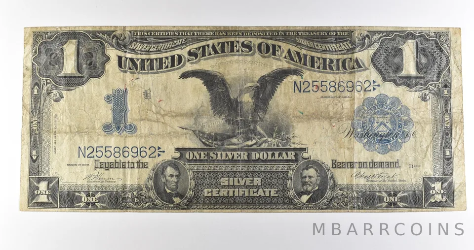 1899 $1 Silver Certificate Large Note Blue Seal *3613