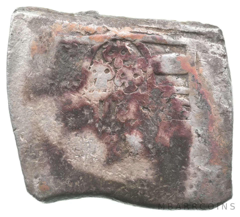 No Date Mexico 4 Reales Shipwreck Coin 16.8g *9621
