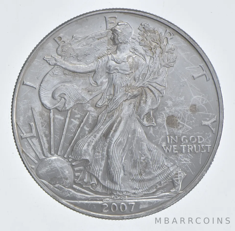 Better Date 2007 American Silver Eagle 1 Troy Oz .999 Fine Silver *582