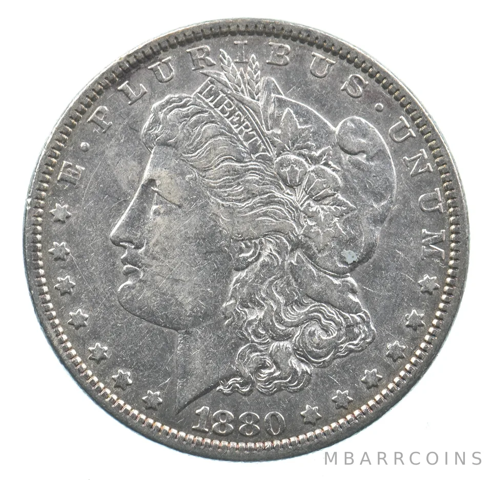Early - 1880 Morgan Silver Dollar - 90% US Coin *841