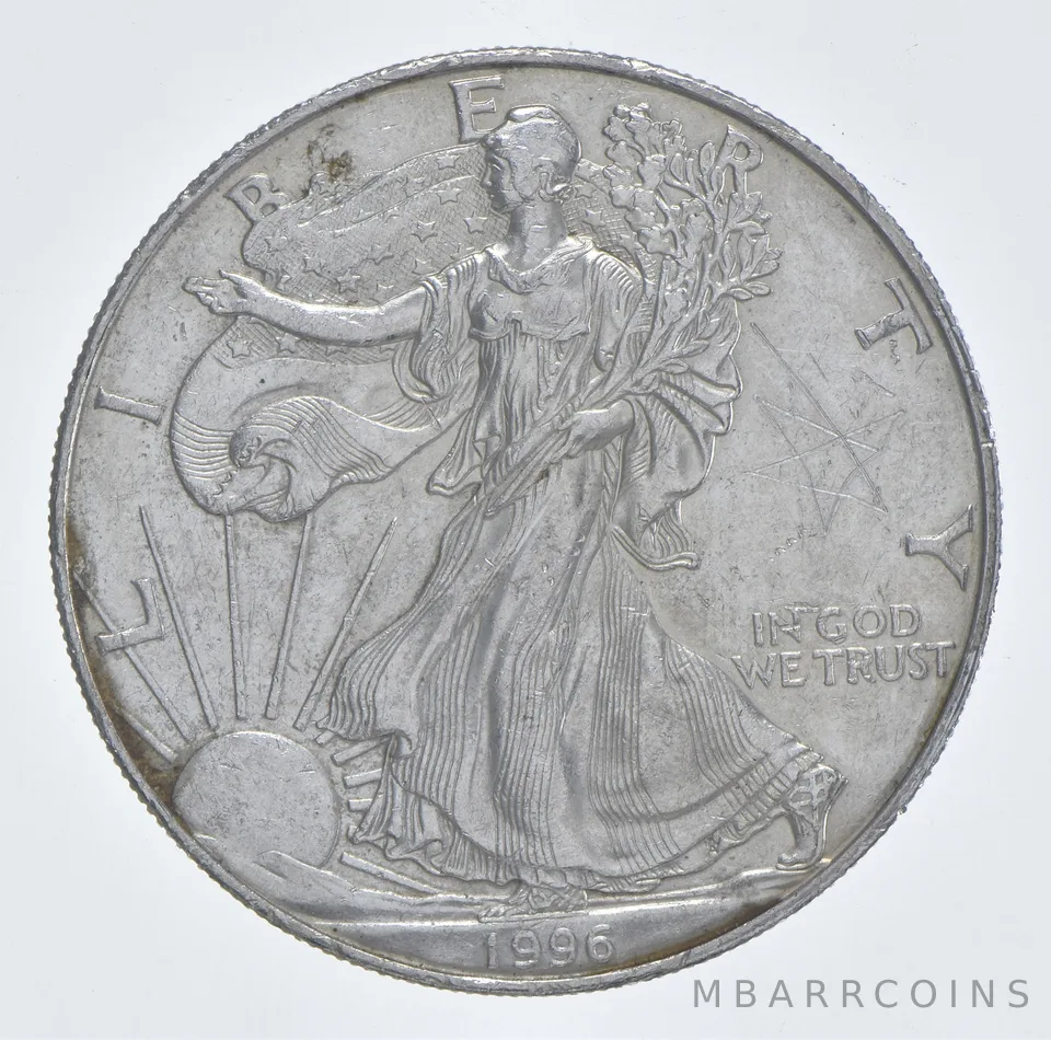 Better Date 1996 American Silver Eagle 1 Troy Oz .999 Fine Silver *994