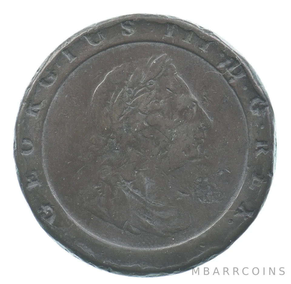 1797 Great Britain Cartwheel Two Penny *0060