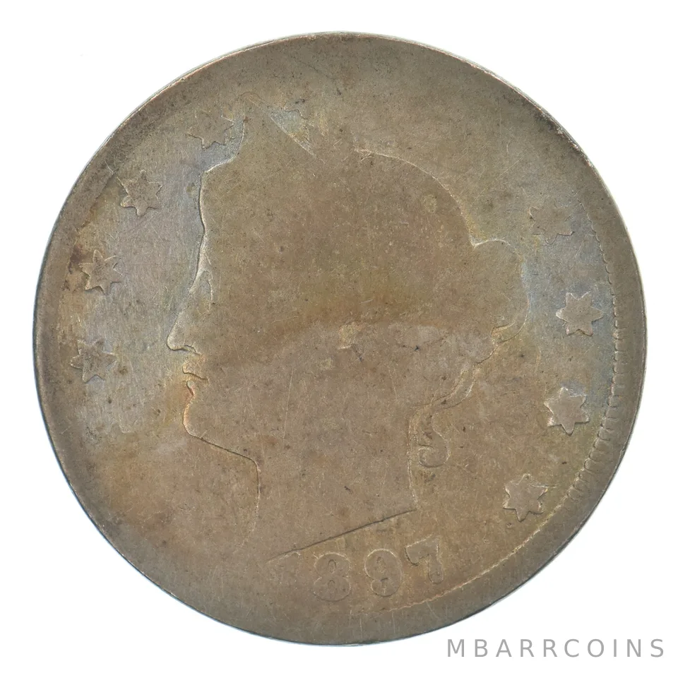 1897 Liberty V Nickel Beautiful Tone *9543