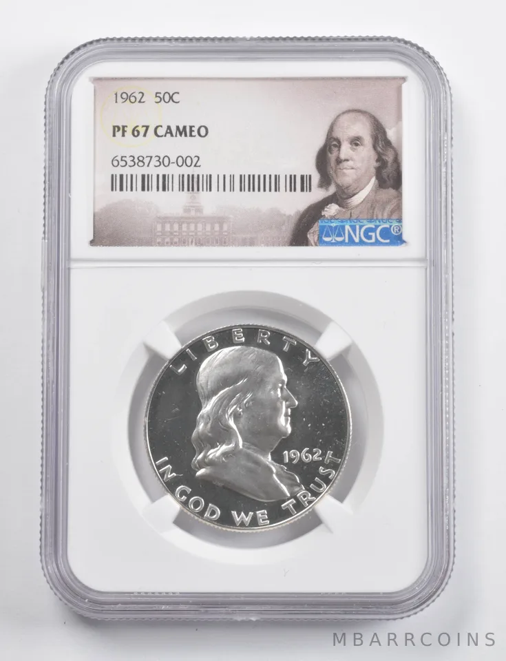 PF67 CAM 1962 Franklin Half Dollar NGC *3355