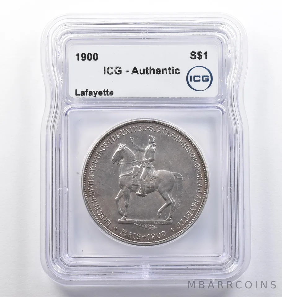 1900 Lafayette Silver Dollar Authentic ICG *0076