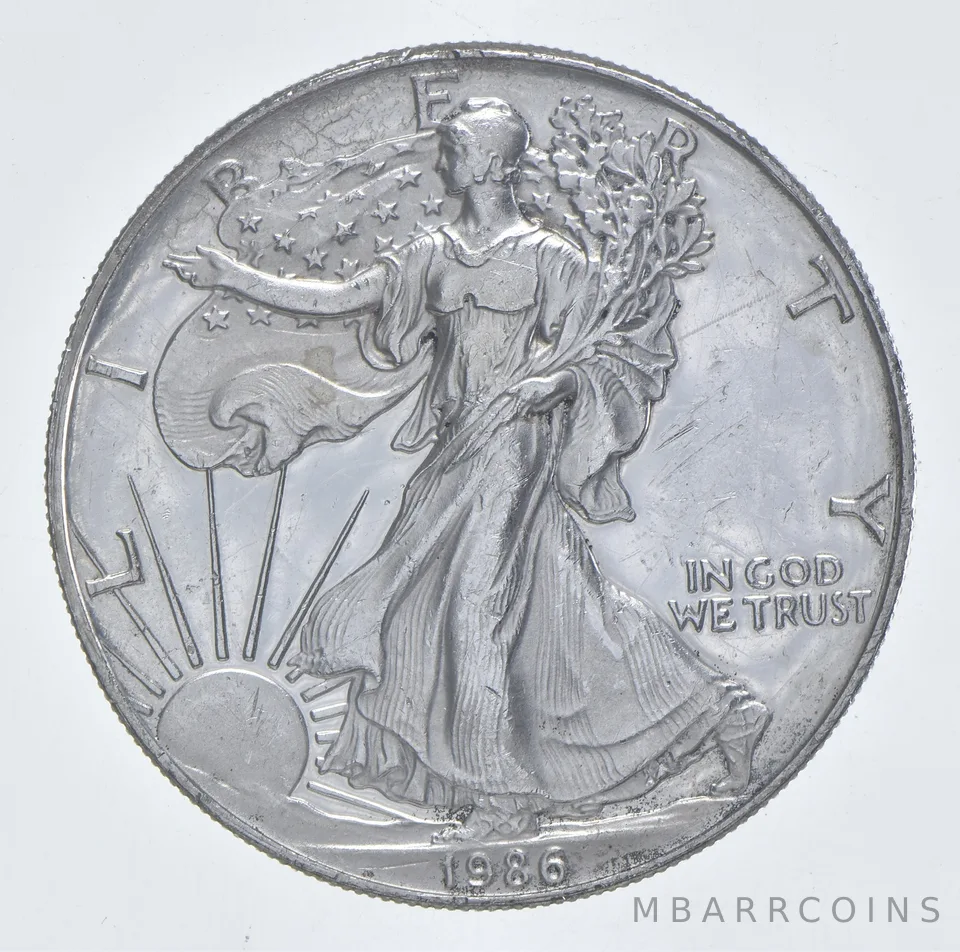 Better Date 1986 American Silver Eagle 1 Troy Oz .999 Fine Silver *122