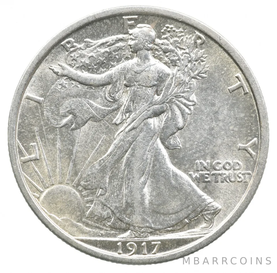 1917 Walking Liberty Half Dollar *3396