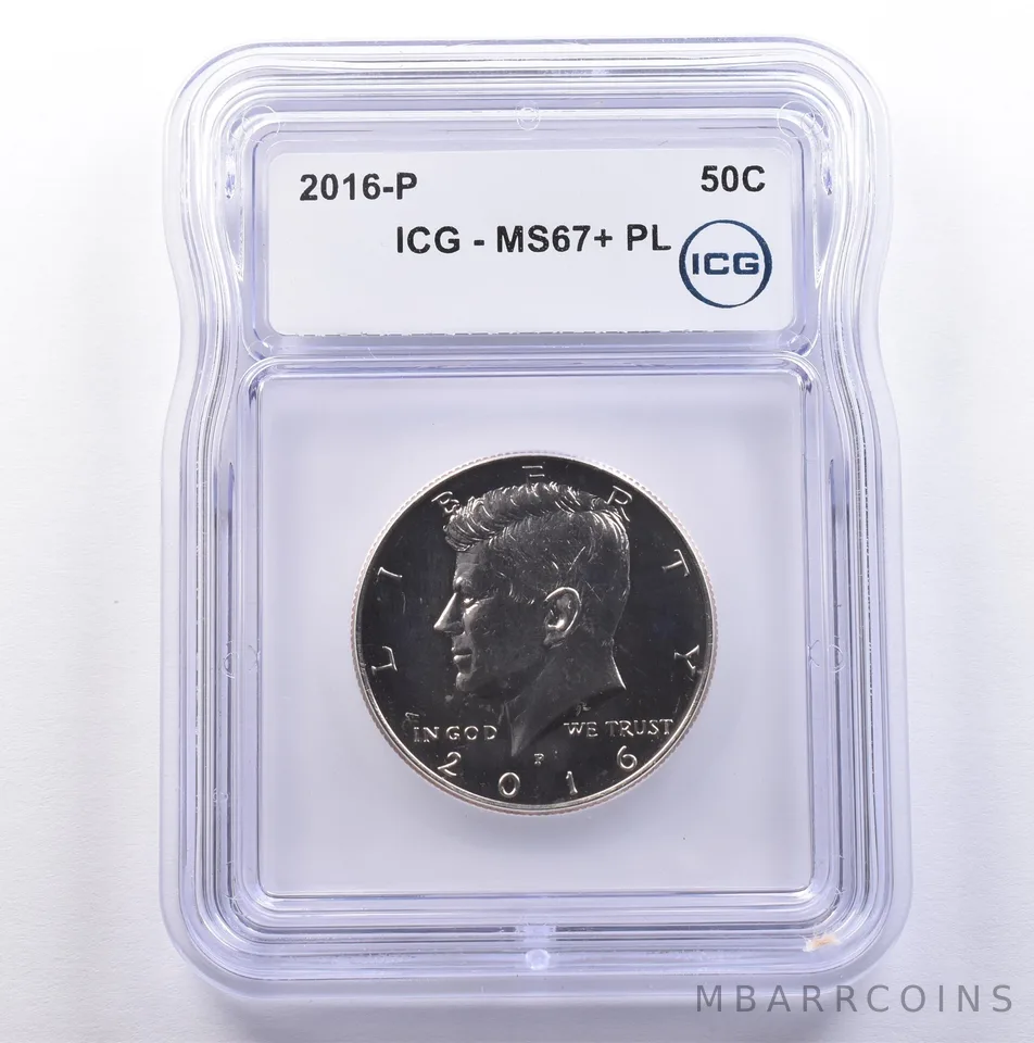 2016-P Kennedy Half Dollar MS67+ PL ICG *9121