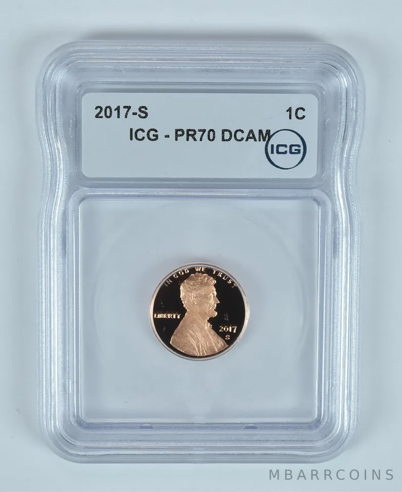 2017-S Lincoln Shield Cent PR70 DCAM ICG