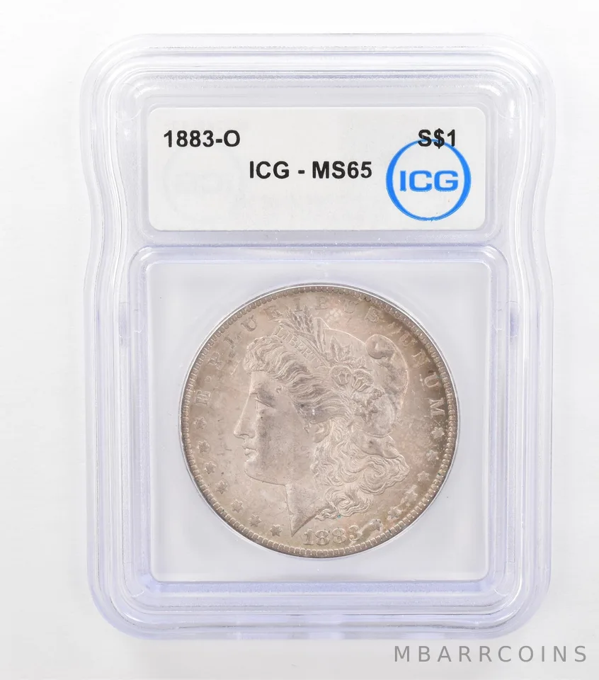 1883-O Morgan Silver Dollar MS65 ICG Beautiful Tone *3665