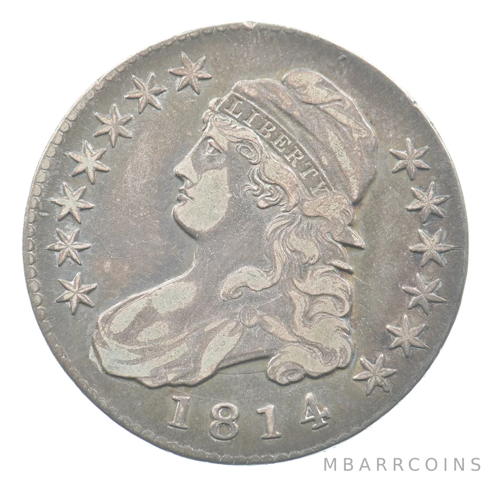 1814 Capped Bust Half Dollar O-109 R2 a5081