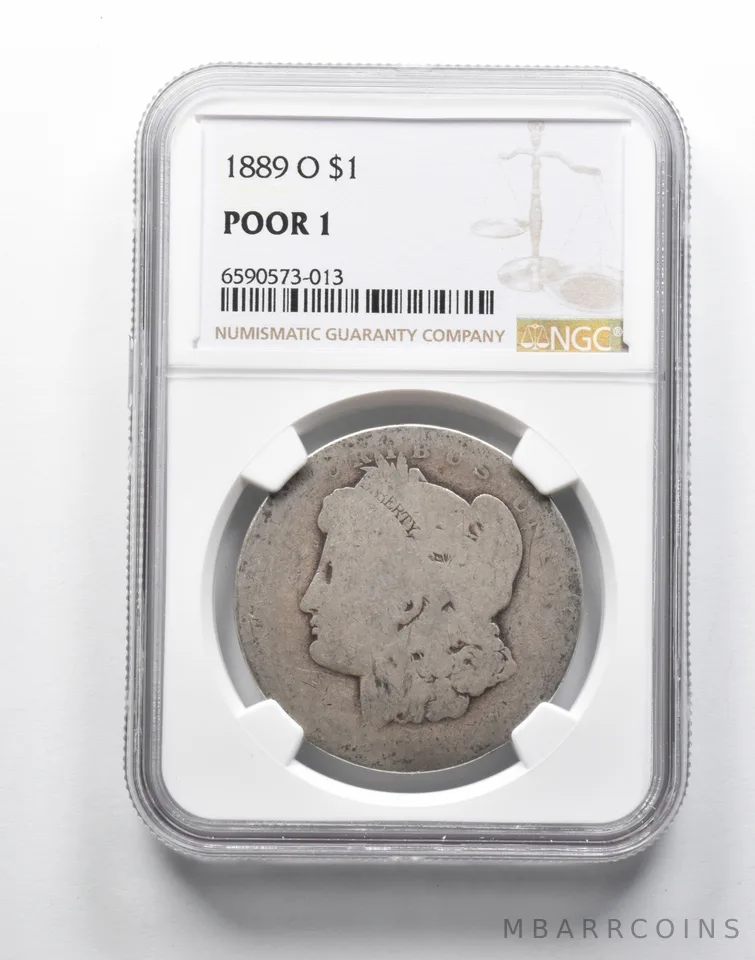 1889-O Morgan Silver Dollar Poor 1 NGC Lowball