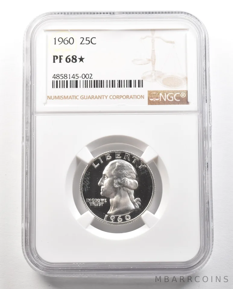 1960 Washington Quarter PF68* STAR NGC a4712