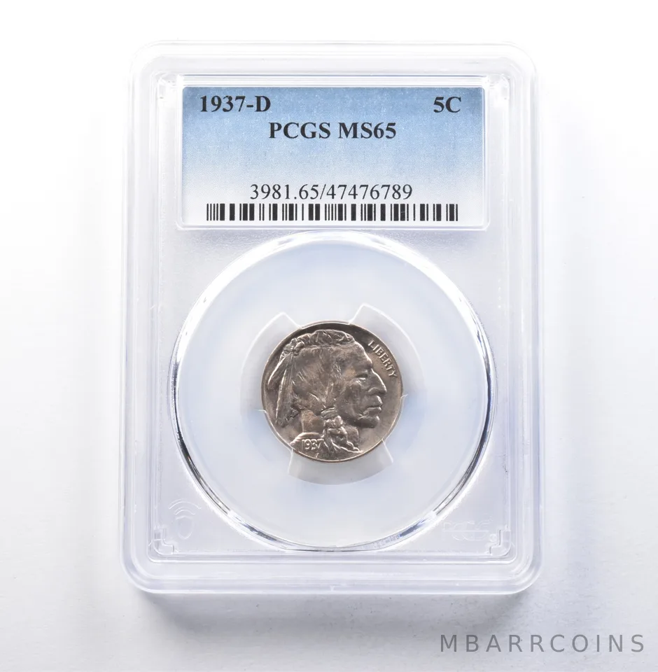 1937-D Indian Head Buffalo Nickel MS65 PCGS *5949