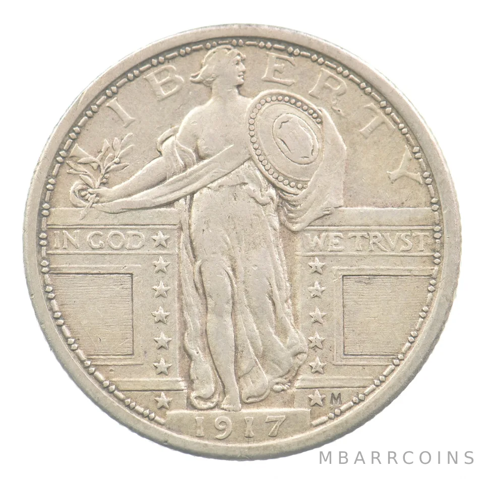 1917 Standing Liberty Quarter Type 1 *5649