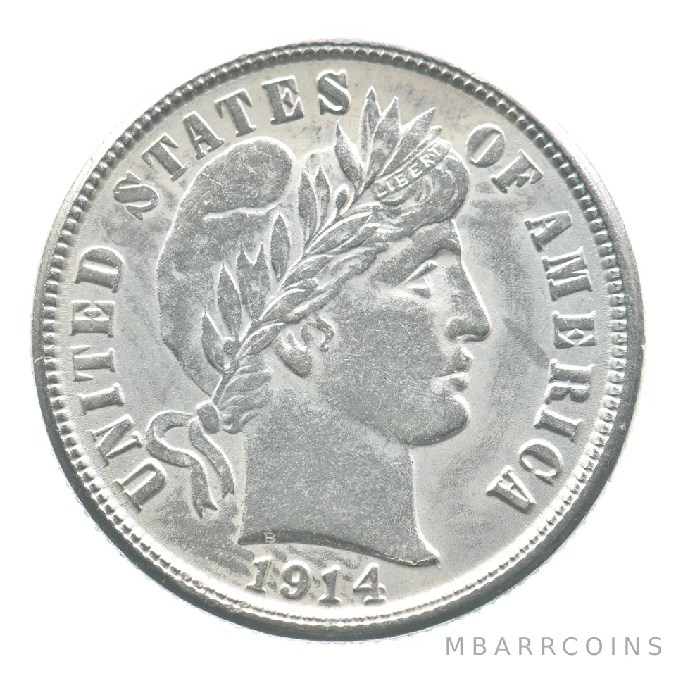 1914-S Barber Dime a6846