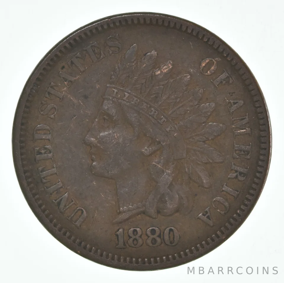 1880 Indian Head Cent *9204
