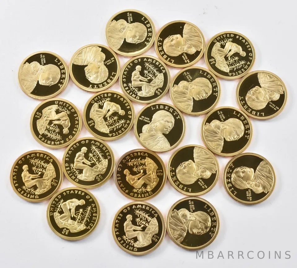 (20) 2009 Sacagawea Dollar Proof ROLL Native Agriculture