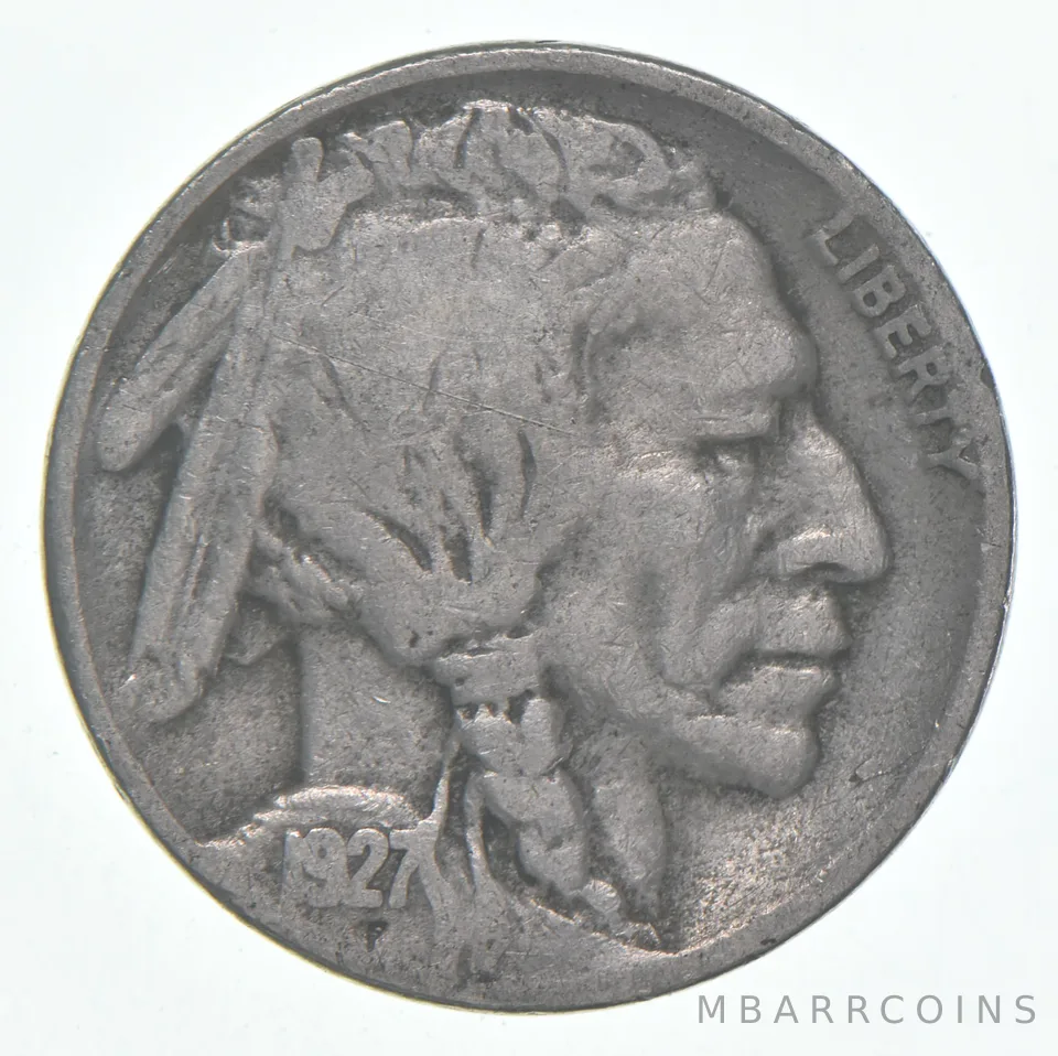 1927-S Indian Head Buffalo Nickel Average Circ
