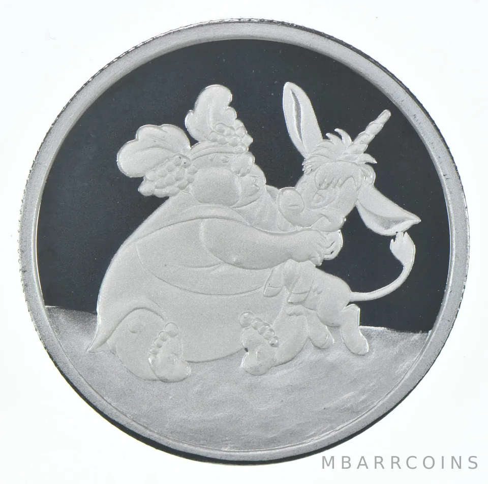 1 Troy Ounce Silver Art Round Disney's Fantasia Pastoral Symphony