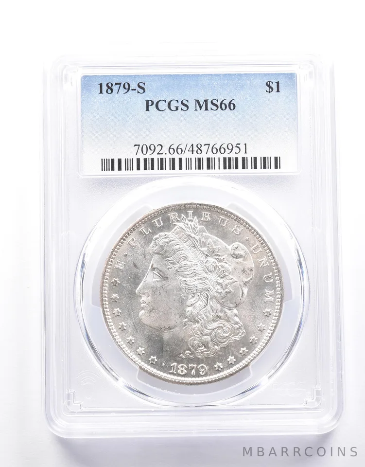 1879-S Morgan Silver Dollar MS66 PCGS *0648