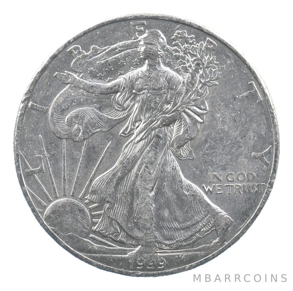 Better Date 1999 American Silver Eagle 1 Troy Oz .999 Fine Silver *692