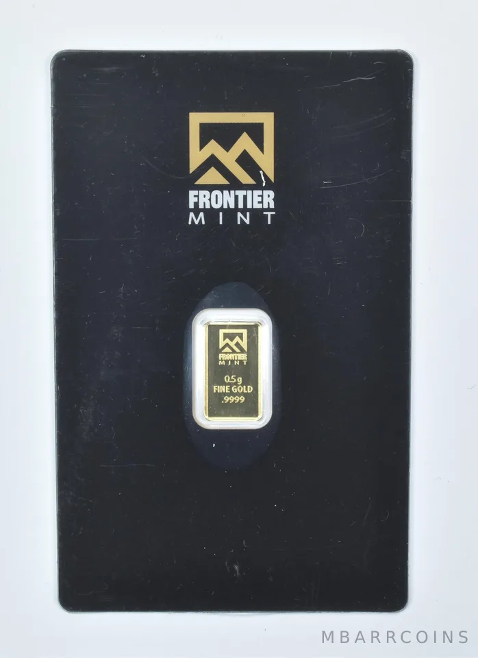 0.5g Gold Bar Frontier Mint