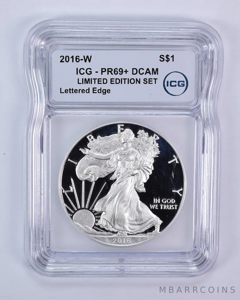 2016-W American Silver Eagle Limited Edition Set PR69+ DCAM ICG