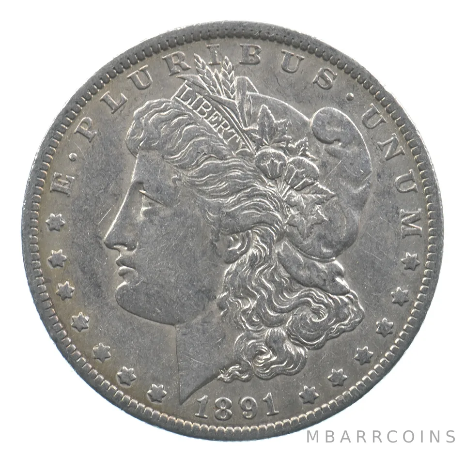 Early - 1891-O Morgan Silver Dollar - 90% US Coin *453