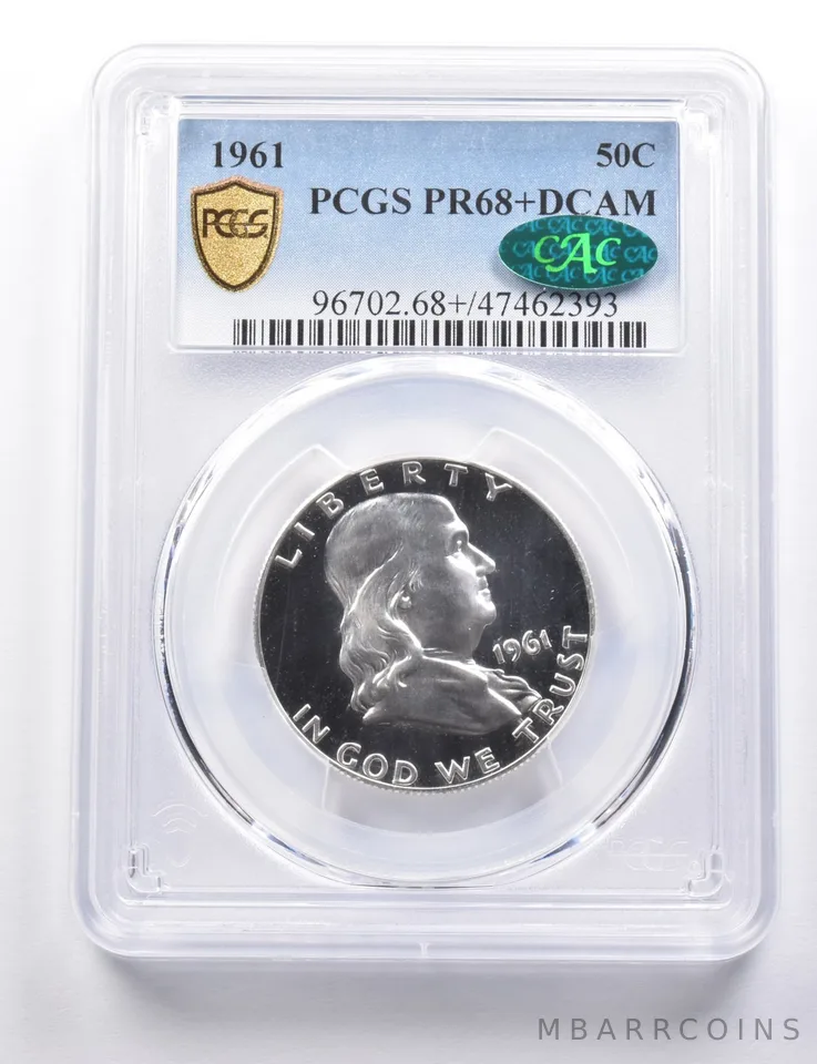 PR68+ DCAM 1961 Franklin Half Dollar PCGS *5734