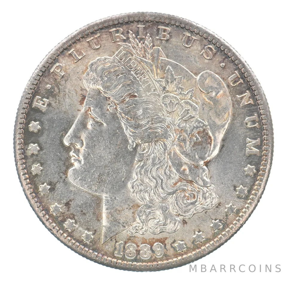 1889-S Morgan Silver Dollar Beautiful Tone *6251