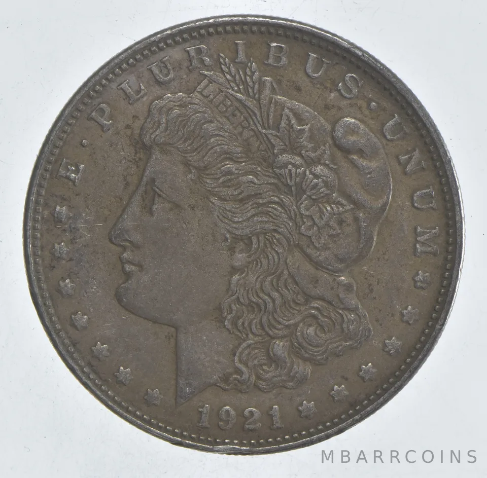 1921 Morgan Silver Dollar - Last Year Issue 90% $1 Bullion *532