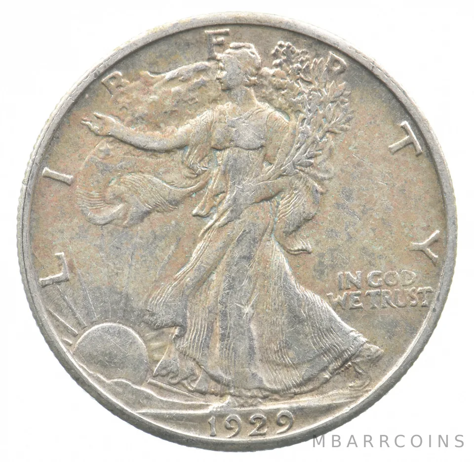 1929-S Walking Liberty Half Dollar *7545