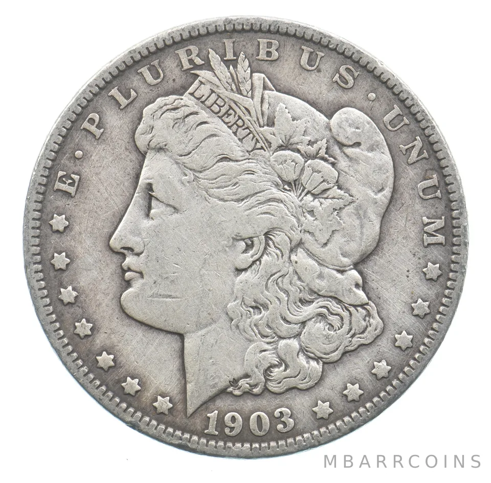 Early - 1903 Morgan Silver Dollar - 90% US Coin *954
