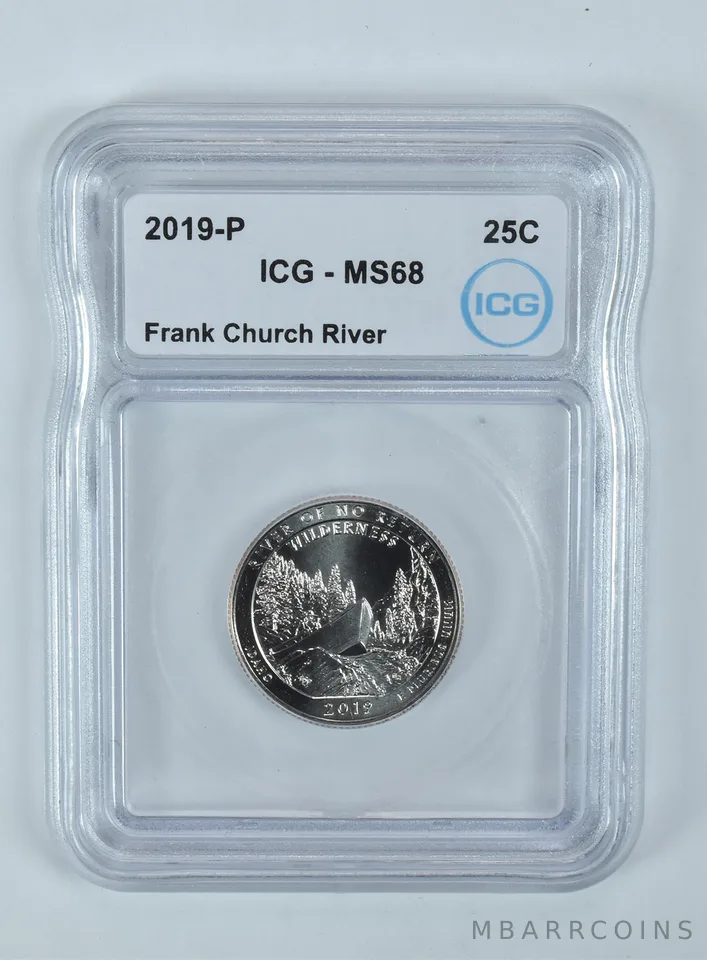 2019-P Washington Quarter ATB Frank Church River MS68 ICG