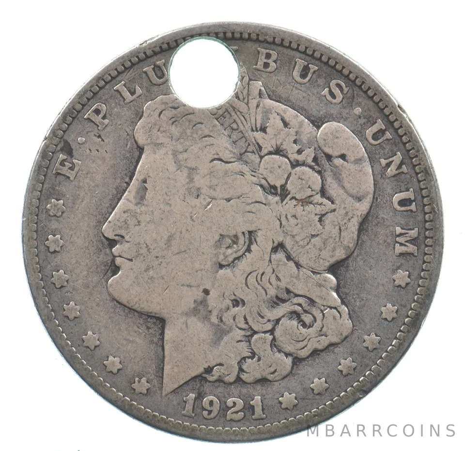 Early - 1921-D Morgan Silver Dollar - 90% US Coin *641