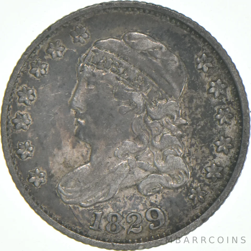 1829 Liberty Cap Half Dime M12 R6 a7939