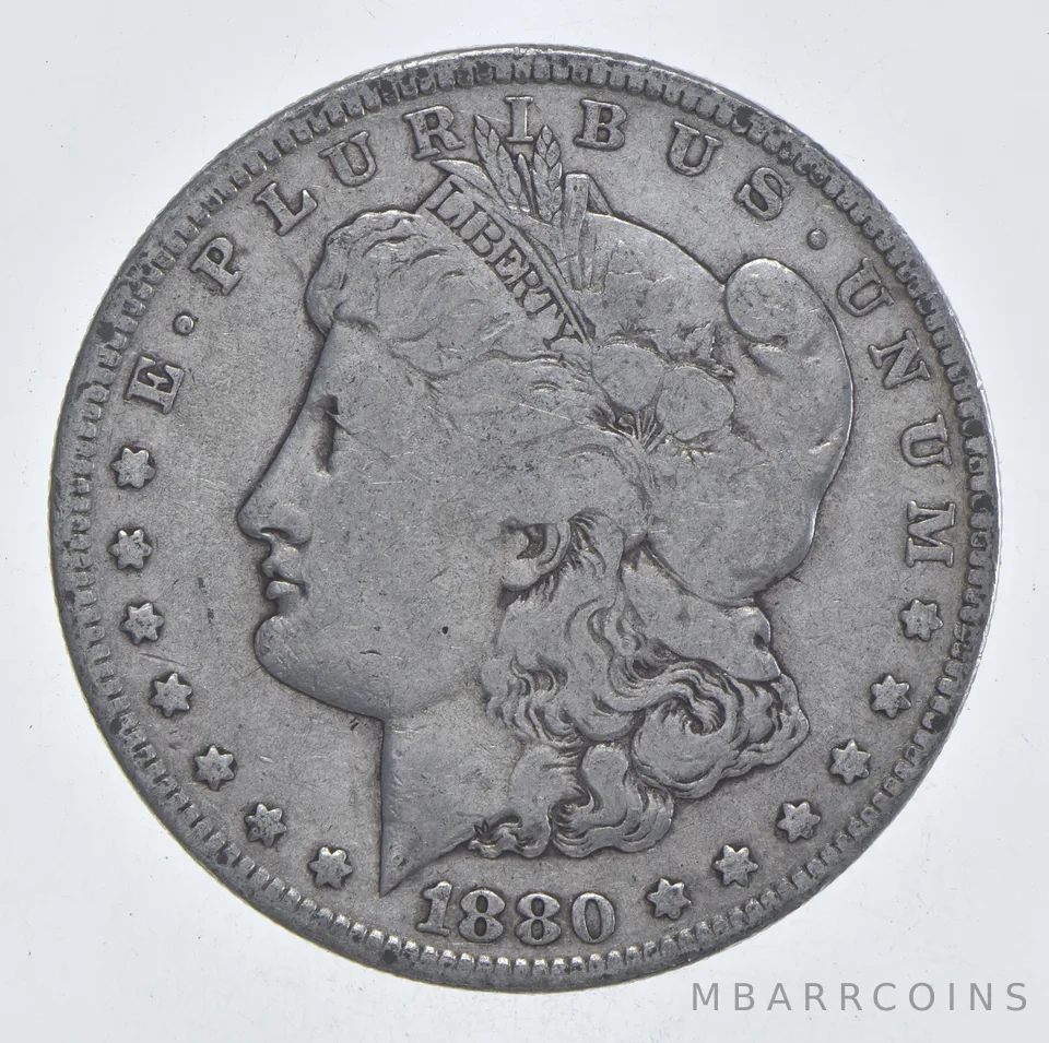Early - 1880 Morgan Silver Dollar - 90% US Coin *951