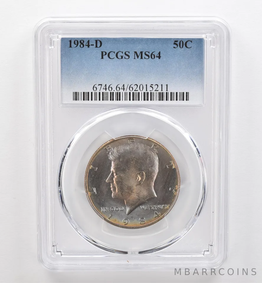 1984-D Kennedy Half Dollar MS64 PCGS Beautiful Tone *9265