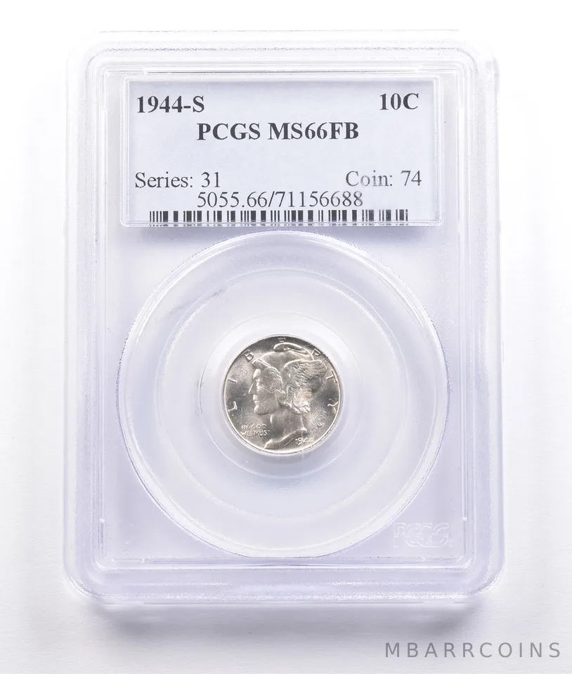 1944-S Mercury Dime MS66 FB PCGS *6829