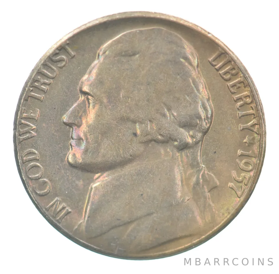 1957 Jefferson Nickel Beautiful Tone *5242