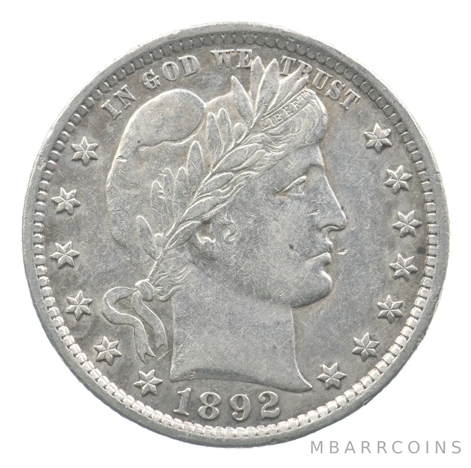 1892 Barber Quarter *7733