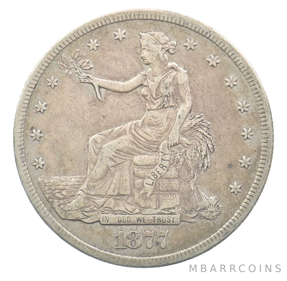 1877-S Seated Liberty Trade Dollar *3522