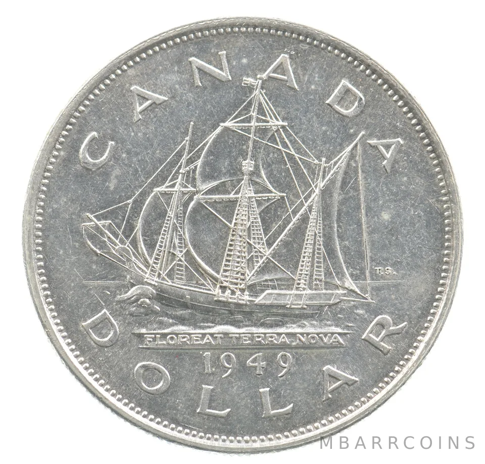 1949 Canada 1 Dollar Silver *4061