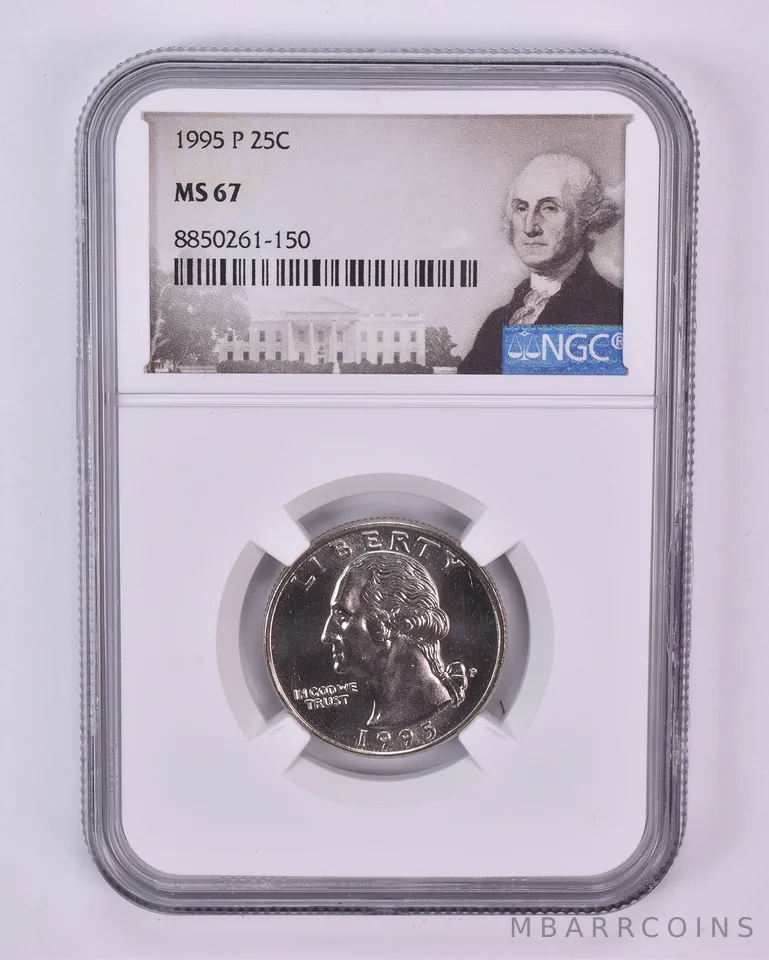1995-P Washington Quarter MS67 NGC Special Label