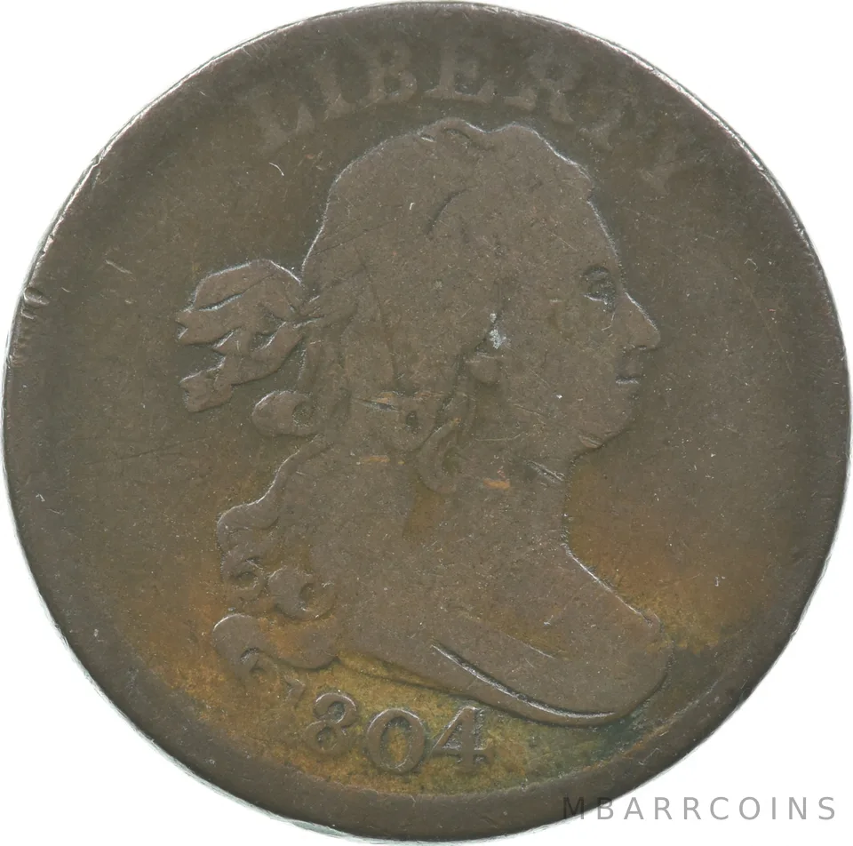 1804 Draped Bust Half Cent *7073