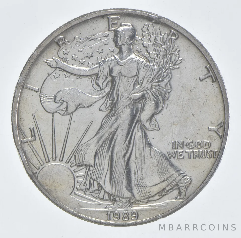 Better Date 1989 American Silver Eagle 1 Troy Oz .999 Fine Silver *167