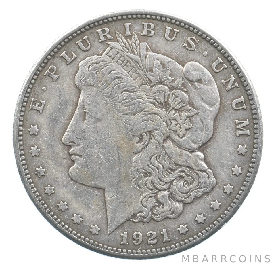 Early - 1921-S Morgan Silver Dollar - 90% US Coin *971